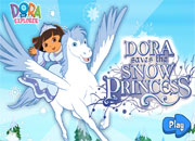 Dora-sneeuw-prinses
