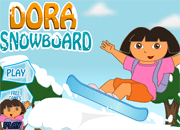 Snowboarden-met-dora